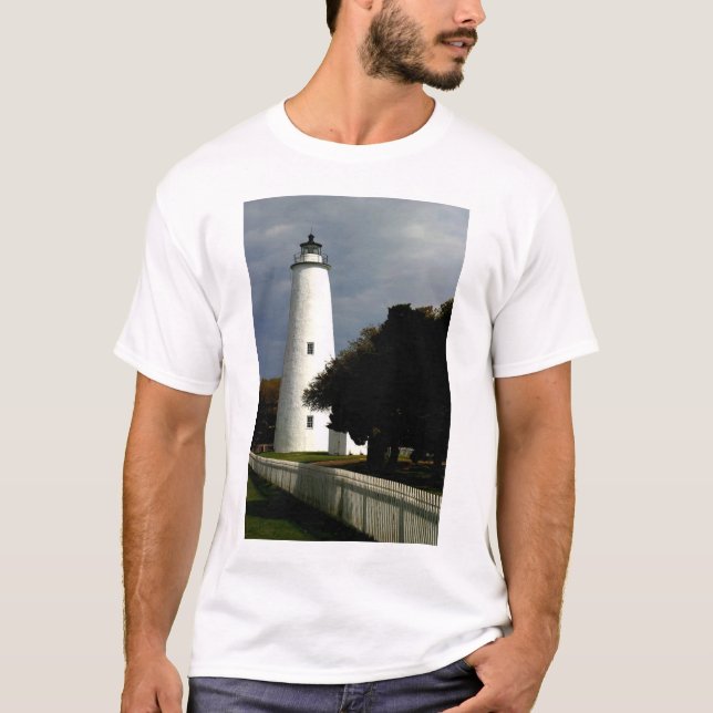 T-shirt Ocracoke antes da tempestade (Frente)
