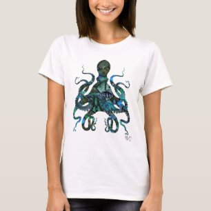 T-shirt Octopus Azul Fishy