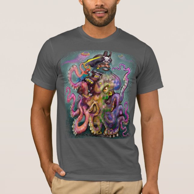 T-Shirt Octopus Pirata (Frente)