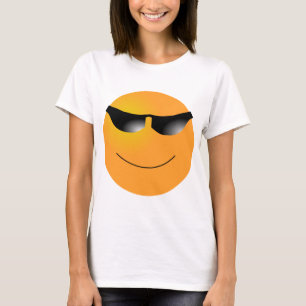 T-shirt Óculos de sol do Emoticon