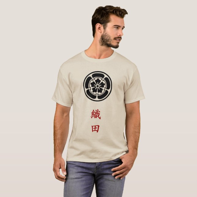 T-Shirt Oda Clan Crest (Kamon) (Frente Completa)