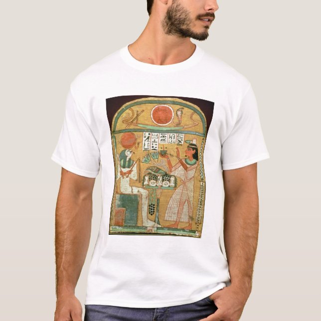 T-shirt Ofenmut que oferece a Osiris, Stele de Ofenmut de (Frente)
