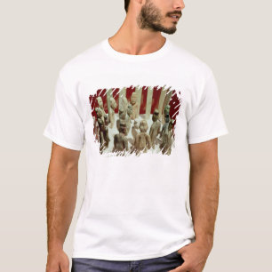 T-shirt Oferecimento de dezesseis figuras masculinas, do