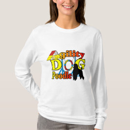 T-shirt Ofertas de Agilidade de Poodle