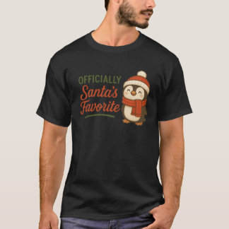 T-Shirt Officially Santa’s Favorite (Penguin)