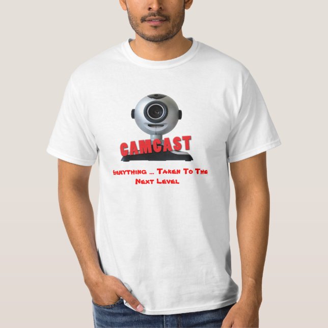 T-shirt oficial #1 de CamCast (Frente)