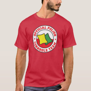 T-Shirt Oficial da Equipe Polonesa de Cornhole