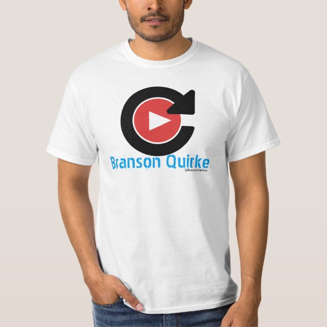 T-shirt oficial da música de Branson Quirke (Frente)