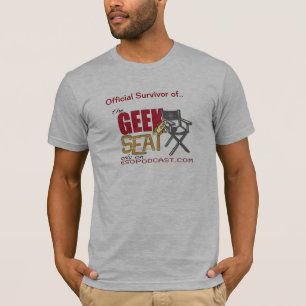 T-shirt oficial da sobrevivência de Seat do geek