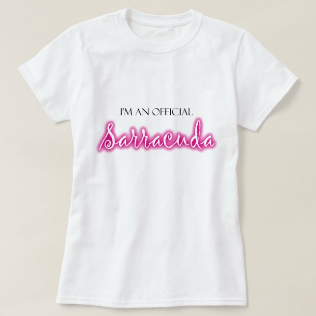 T-shirt oficial de Sarracuda (Frente do Design)