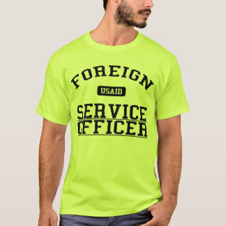T-shirt Oficial de serviço estrangeiro - USAID