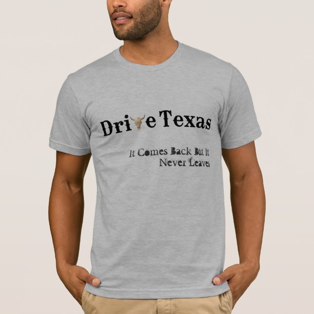 T-shirt oficial de Texas da movimentação (Frente)