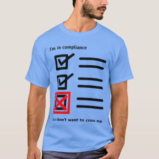 T-Shirt Oficial de Verificação de Conformidade
