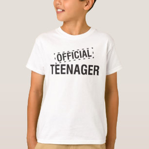 T-shirt oficial do adolescente