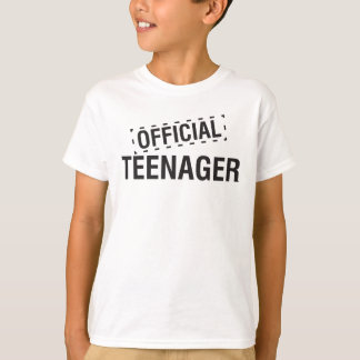 T-shirt oficial do adolescente