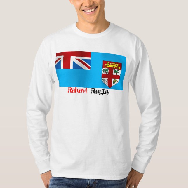 T-shirt oficial do desgaste do fã de DiviFiji 7s (Frente)