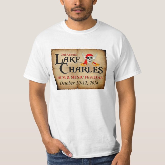 T-shirt oficial do festival (branco) (Frente)