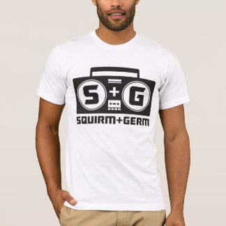 T-shirt oficial do logotipo de Boombox do Squirm e