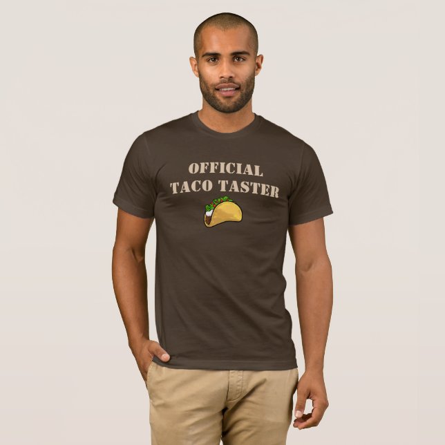 T-shirt oficial do provador do Taco (Frente Completa)