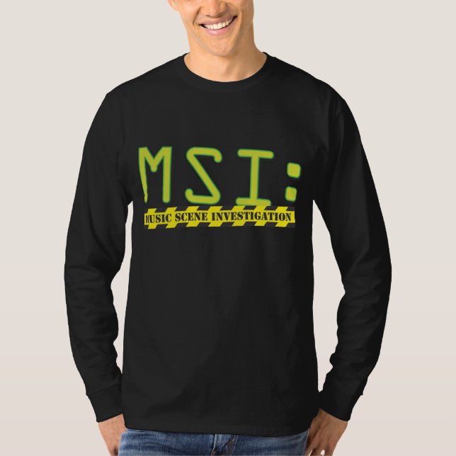 T-shirt Oficial MSI: Capa longa do logotipo (Frente)