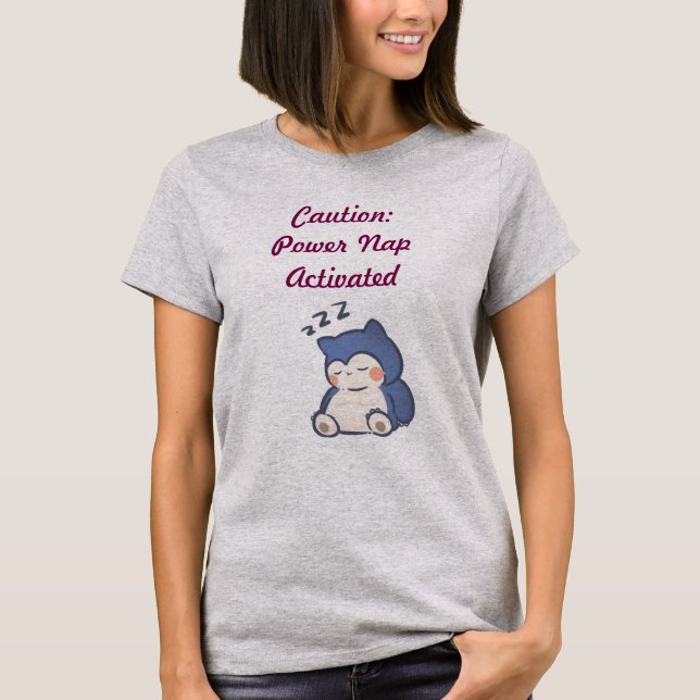 T-Shirt "Oficial Sleepfluencer Merch" (Frente)