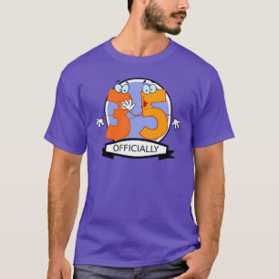 T-shirt Oficialmente bandeira de 35 aniversários
