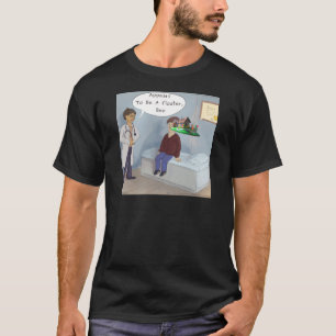 T-shirt Oftalmologista Encontra um Flutuador Ocular de Des