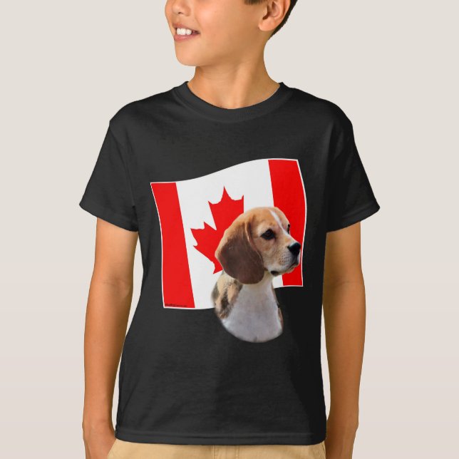 T-shirt Oh Canadá...e Beagles. (Frente)