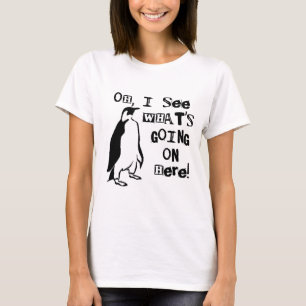 T-shirt Oh, eu ver o que está acontecendo aqui