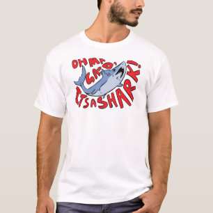 T-shirt Oh mães Gawd, é um tubarão