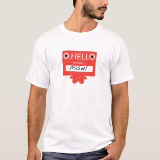 T-shirt Oh olá! meu nome é Michael