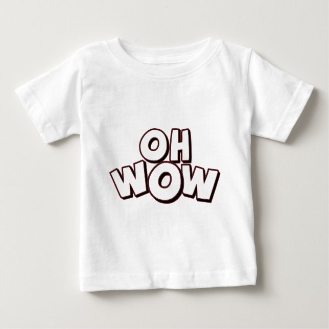 T-shirt Oh wow (Frente)