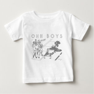 T-shirt Ohh Boys - a bicicleta bate no bueiro