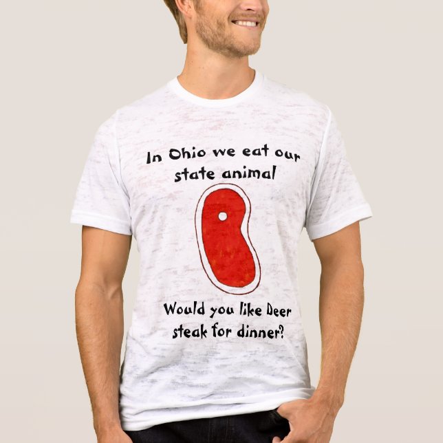 T-shirt Ohio come State Animal (Frente)