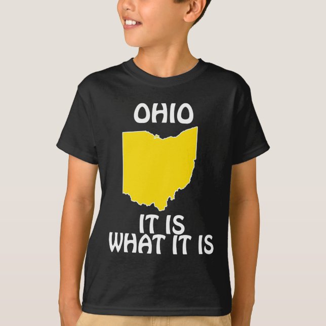 T-shirt Ohio - É o que É (Frente)