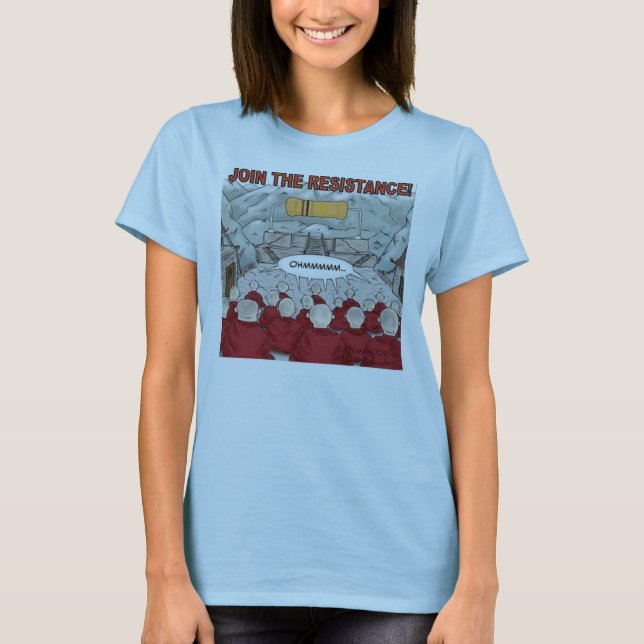 T-shirt Ohm - junte-se à resistência (Frente)