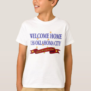 T-shirt Oklahoma City Home bem-vindo de USS