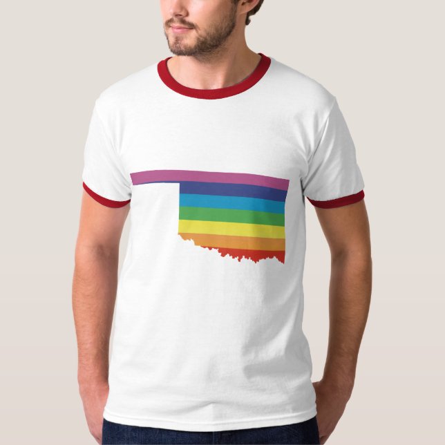 T-shirt Oklahoma orgulde-se. (Frente)