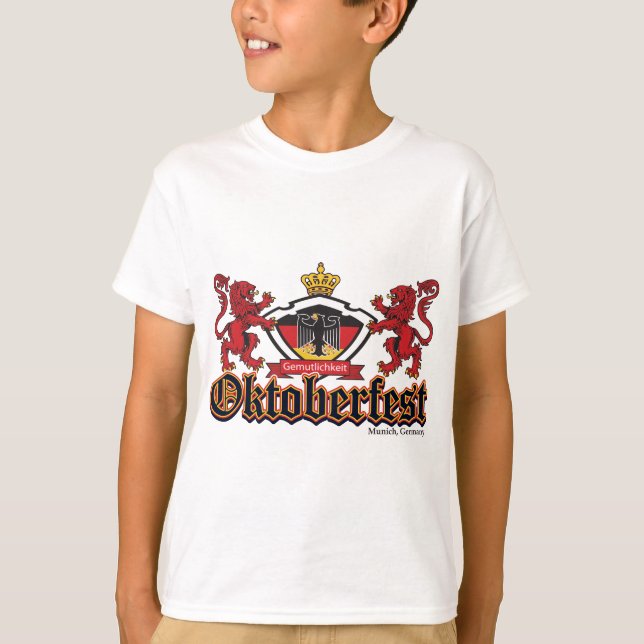 T-shirt Oktoberfest 2 Lions (Frente)