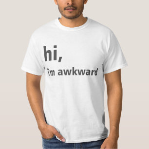 T-shirt olá, eu sou um tee estranho