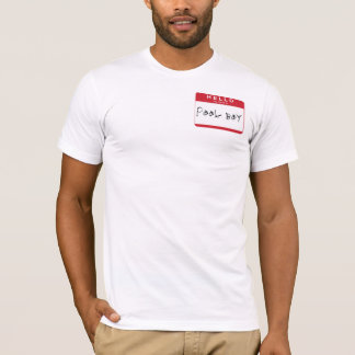 T-shirt OLÁ! meu nome é menino da piscina