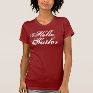 T-shirt Olá!, o T da menina do marinheiro