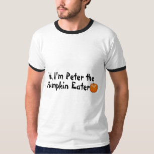 T-shirt Olá! Peter o comedor da abóbora