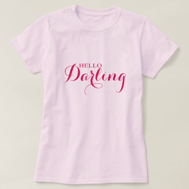 T-shirt Olá Querido (Frente do Design)