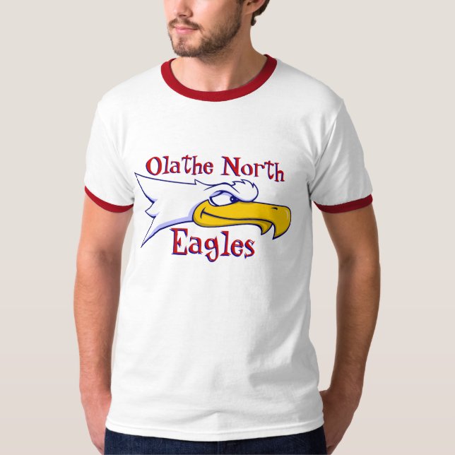 T-shirt Olathe Eagles norte (Frente)