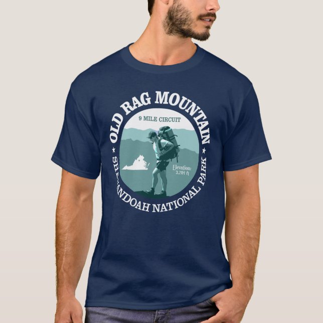 T-shirt Old Rag Mountain (rd) (Frente)