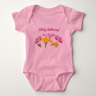 T-shirt Óleo acima, botão de ouro! Bodysuit do tutu do