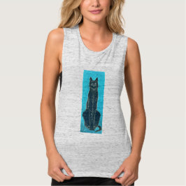 T-shirt Olhagem de Gato Negro