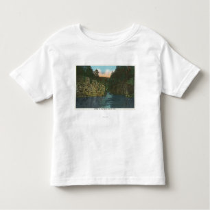 T-shirt Olhando acima Rapids longos do canal