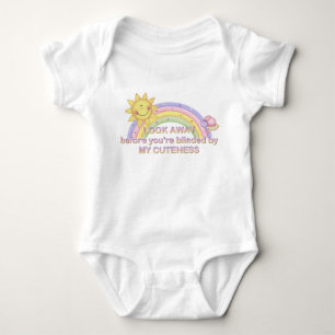T-shirt Olhe para longe antes de ser cego pela minha belez